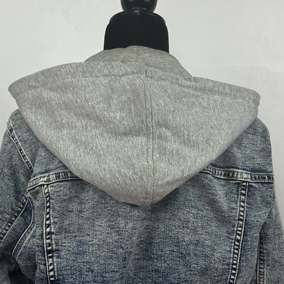 Jeanologie Jean Jacket With Grey Hood XXL - Picture 7 of 8